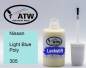 Preview: Nissan, Light Blue Poly, 305: 20ml Lackstift, von ATW Autoteile West.